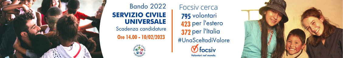 Banner Servizio Civile Universale